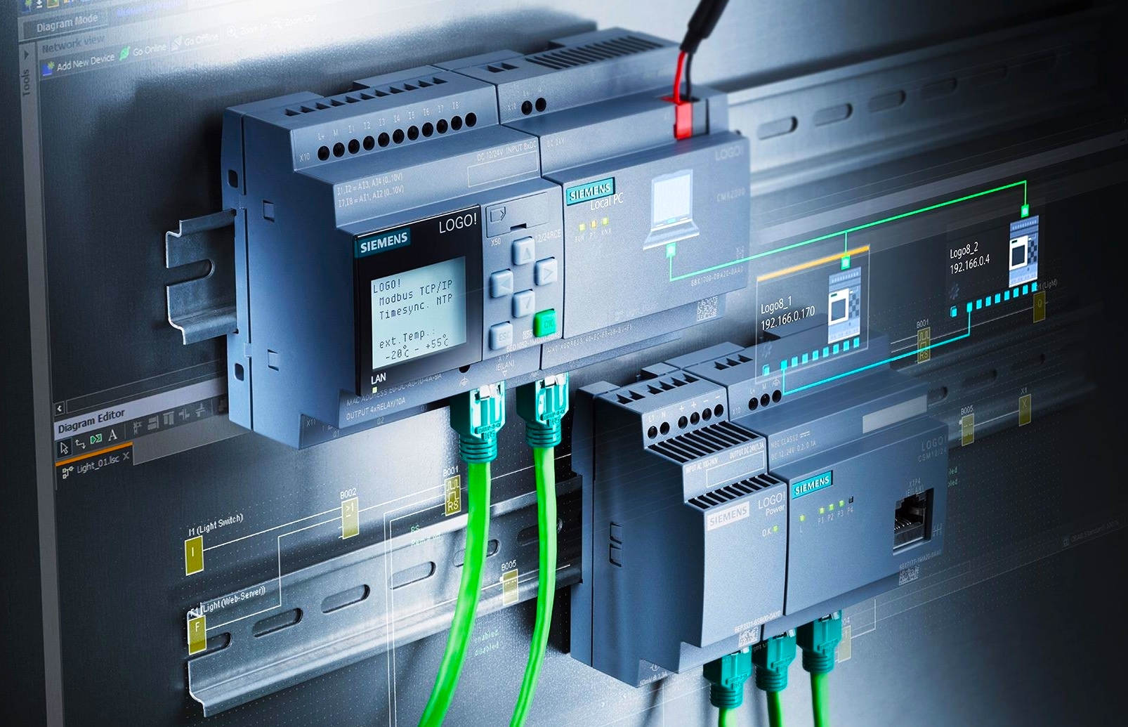 اتوماسیون صنعتی زیمنس LOGO در سیستم اتوماسیون صنعتی | Siemens LOGO PLC Industrial Automation